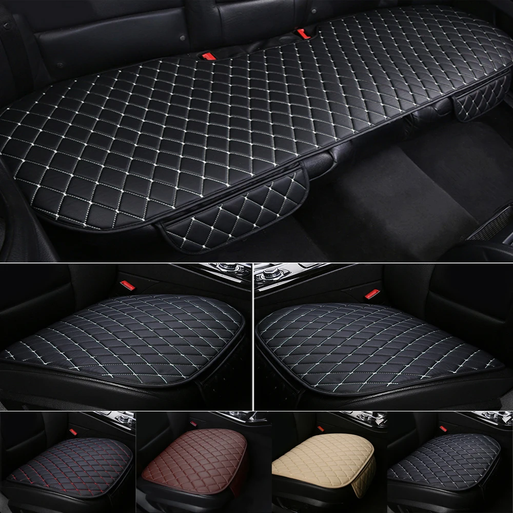 PU Leather Car Seat Cushion For Ford RANGER RAPTOR F150 F250 F350 F450 KA ESCAPE RANGER B MAX Falcon CMAX Taurus Car Seat Cover