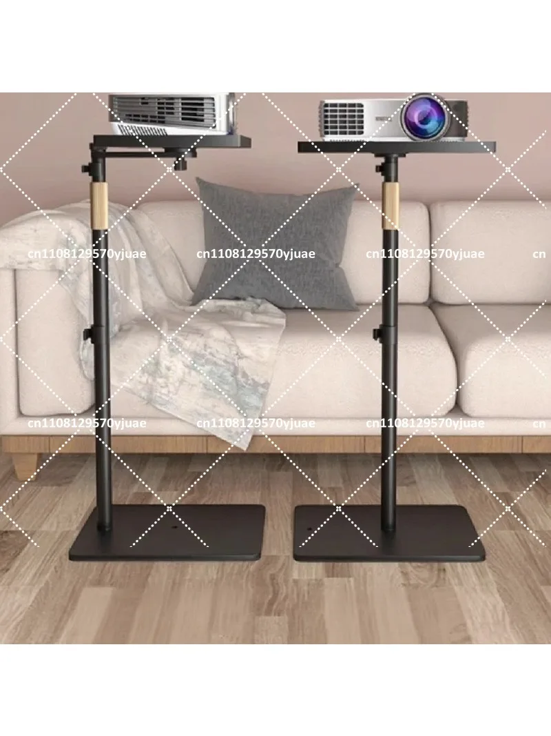 Universal Projector Stand Floor Mount Adjustable Height Home Bedside Wall Shelf Tray