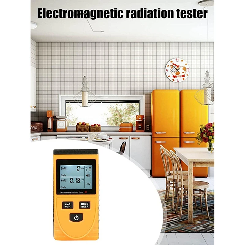 Socket Radiation Detection,Portable Dosimeter Counter With LCD Display, Radioactive Detector GM3120