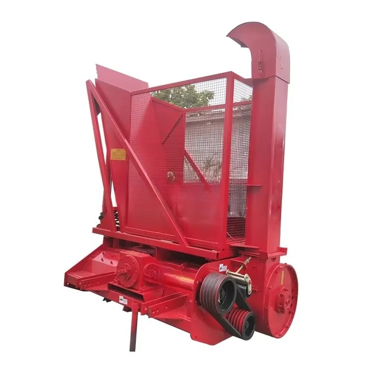 Afbeelding 4: Tractoraangedreven maïs silage strohakselaar te koop. Strohakselaar voor recycling.