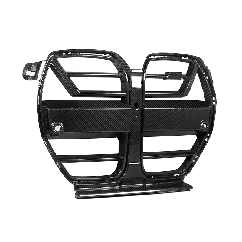 

SQ-A Style Dry Carbon Fiber Grille Without ACC for G80 G81 G82 G83 M3 M4 2021+ Replacement Car Front Bumper Grills