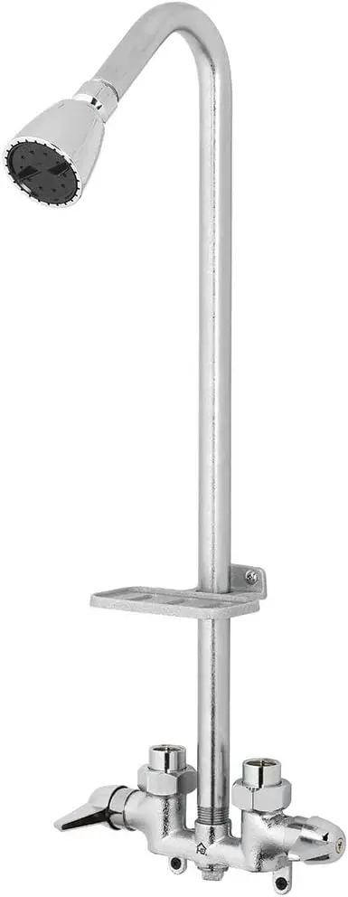 

Exposed Utility Shower Head Kit, Chrome - 1.8 GPM, Adjustable Spray, Easy Top/Bottom Mount