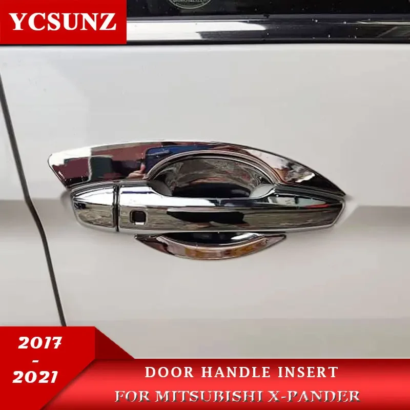 ABS Door Handle Bowl Insert accessories For Mitsubishi Xpander 2017 2018 2019 2020 2021 Car Exterior Parts