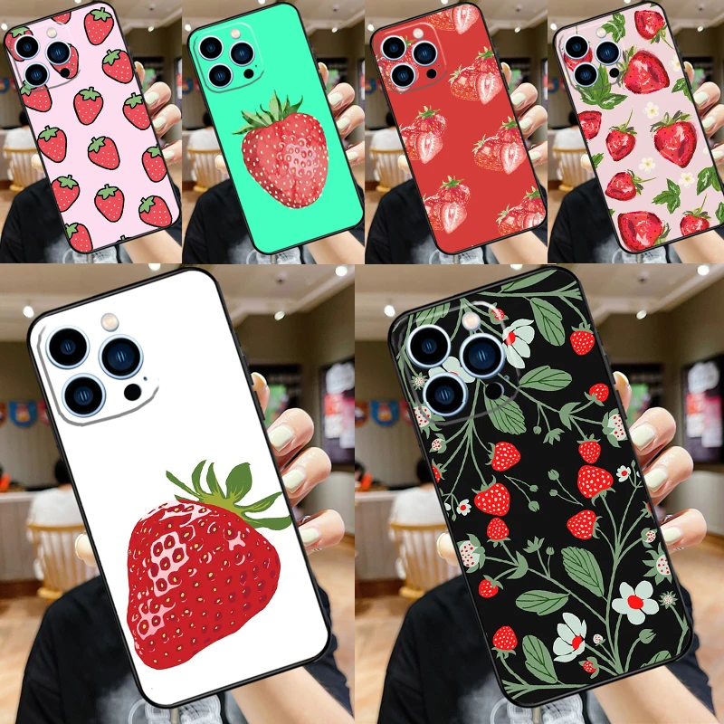 Strawberry For Realme 15 Pro 10 11 12 13 14 Pro Plus GT7 C67 C65 C63 C61 C55 C53 C51 C35 C71 C75 Case