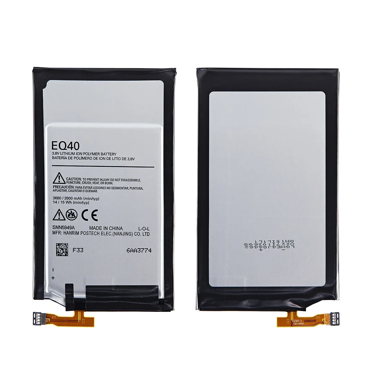 100% Original EQ40 3900mAh Battery For  Motorola Moto Droid Turbo XT1225 XT1254 XT885 XT928  Mobile phone Batteries