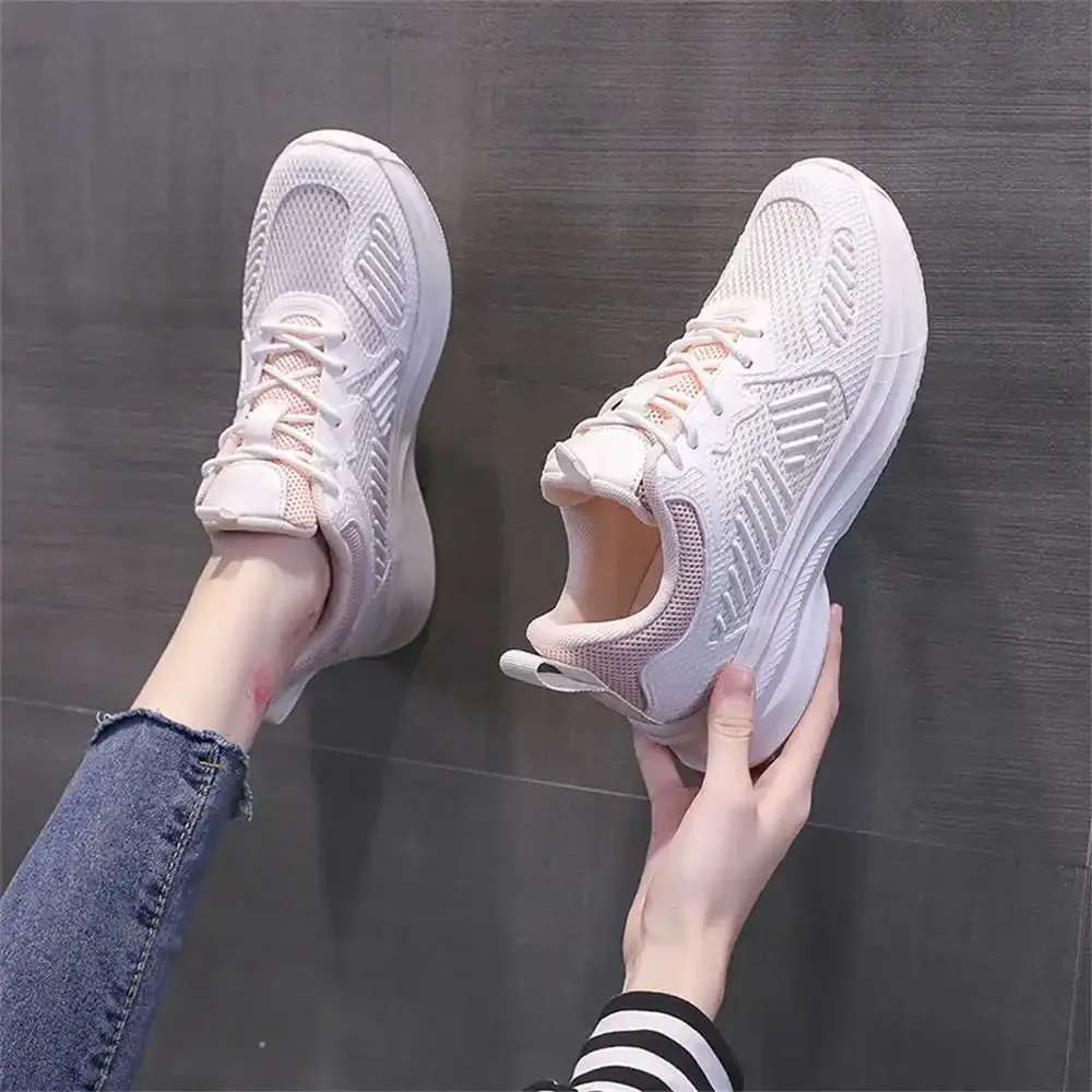 Thick Sole Pink Women\'s Sneakers Size 42 Basketball Women\'s Boots Spring Global Brands Shoes Sport 2024new Designers