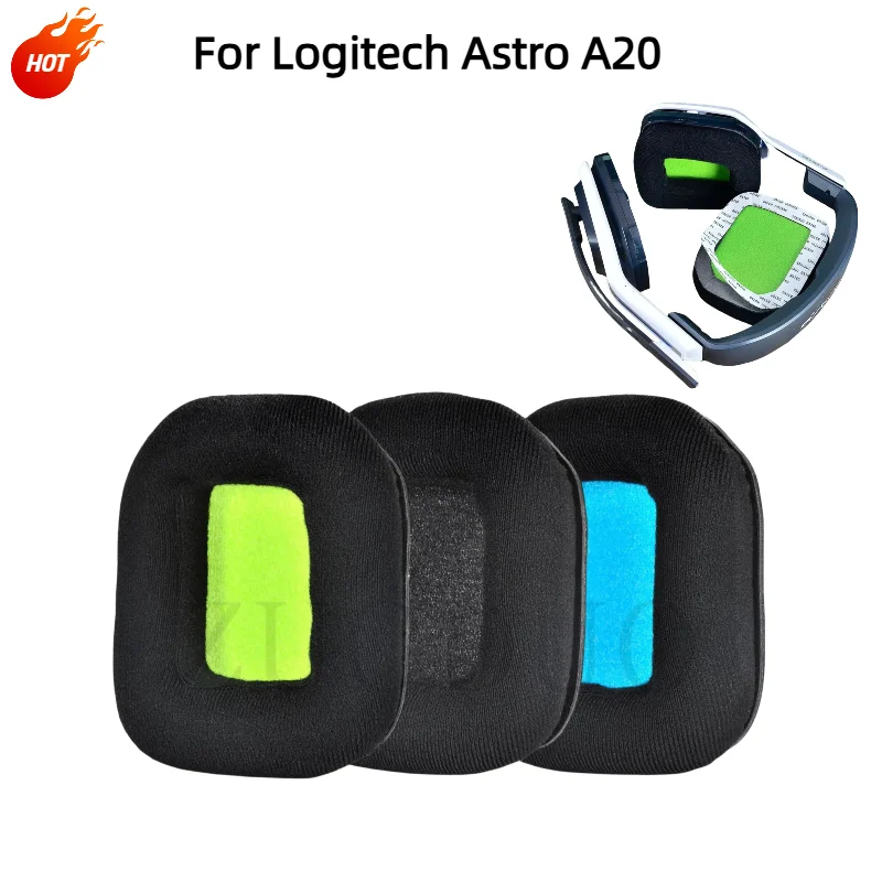 

Velvet Memory Sponge Earphone Ear Pads For Logitech Astro A20 Headphones Soft Foam Cushion Cover High Quality Earpads