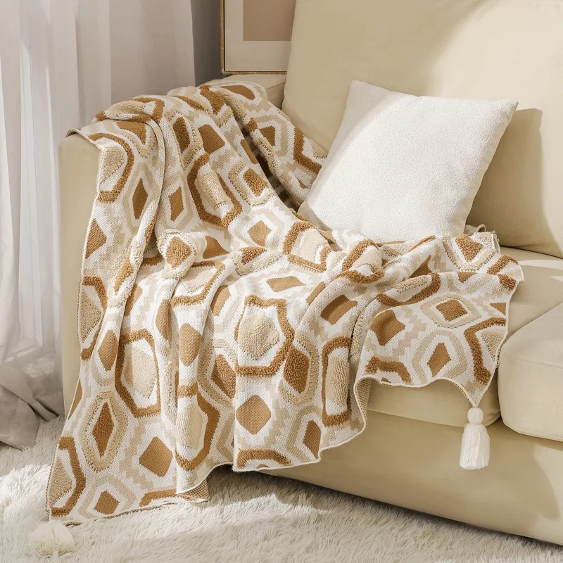 Divano bohémien, coperta, coperta da comodino