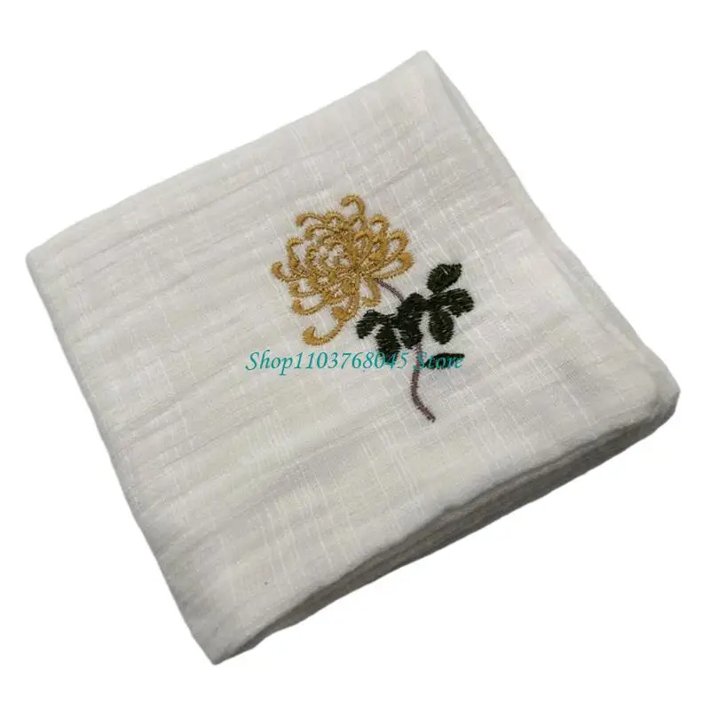 R53F Teas Utensils Cloth Super Absorbent Soft Cotton Household Accessory