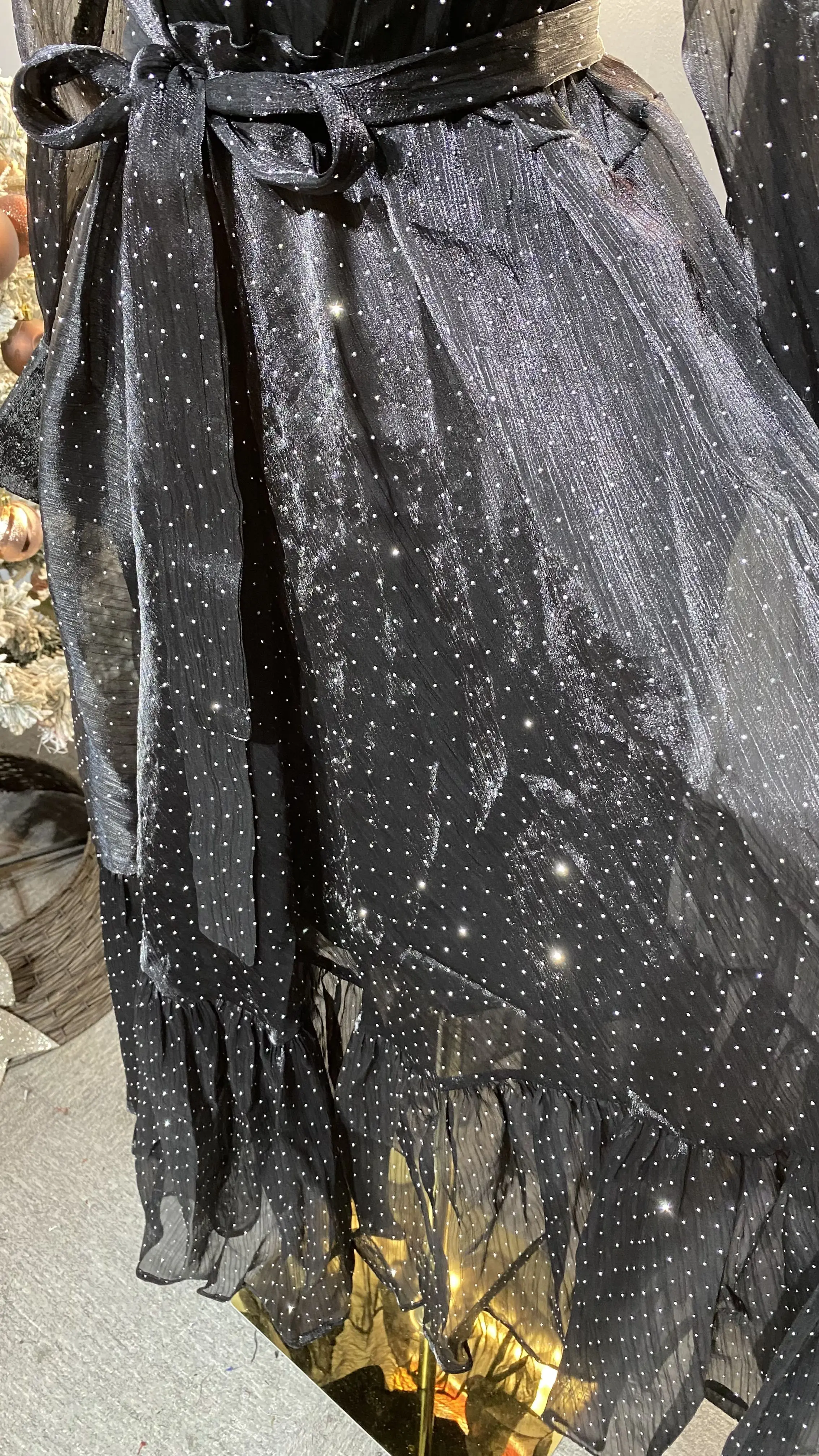 고급스럽고, 우아한, 틈새시장을 겨냥한 스팽글 자수 피쉬테일 시스루 메쉬 소매 우아한 이브닝 드레스-GZXX471