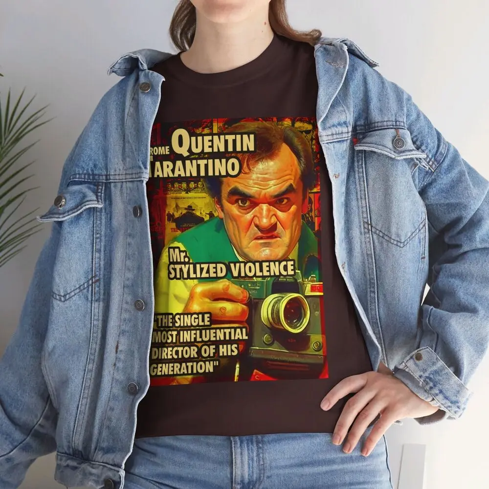 Quentin Tarantino Retro Poster Shirt, Classic Movie Themed Unisex T-Shirt