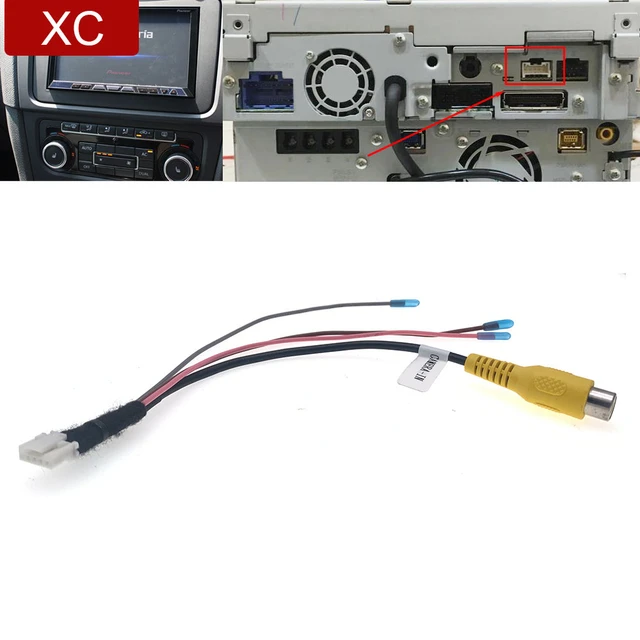 Car Radio Revers View Camera Video RCA Output Cable Adapter For Pioneer Carrozzeria  AVIC-VH0099H ZH09 ZH99 ZH09 CSVH09 VH99 - AliExpress 34