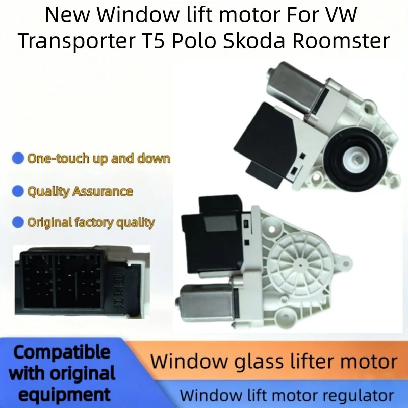 New Window lift motor For V-W Transporter T5 Polo, Skoda Roomster front left front right 6Y2959802 6Y2959801 6Y1959801 6Y1959802