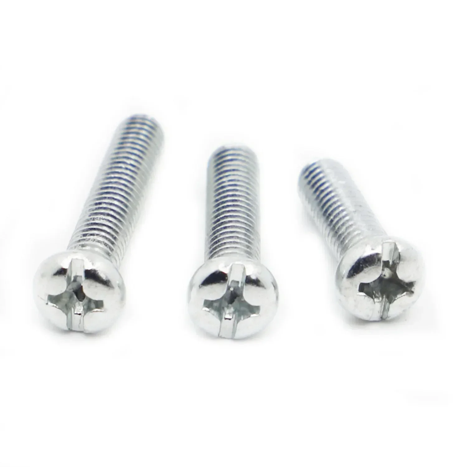 M3 M4 M5 M6 DIN7985 Black Carbon Steel Cross Recessed Pan Head Machine Screw Phillips TV Bolts 10-20pcs  PM Screws