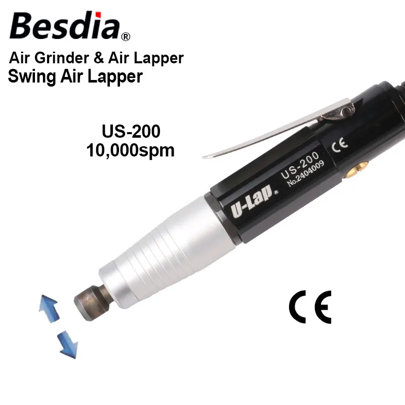 Taiwan Besdia Air Grinder & Air Lapper US-200 Swing Air Lappers Pneumatic Tools