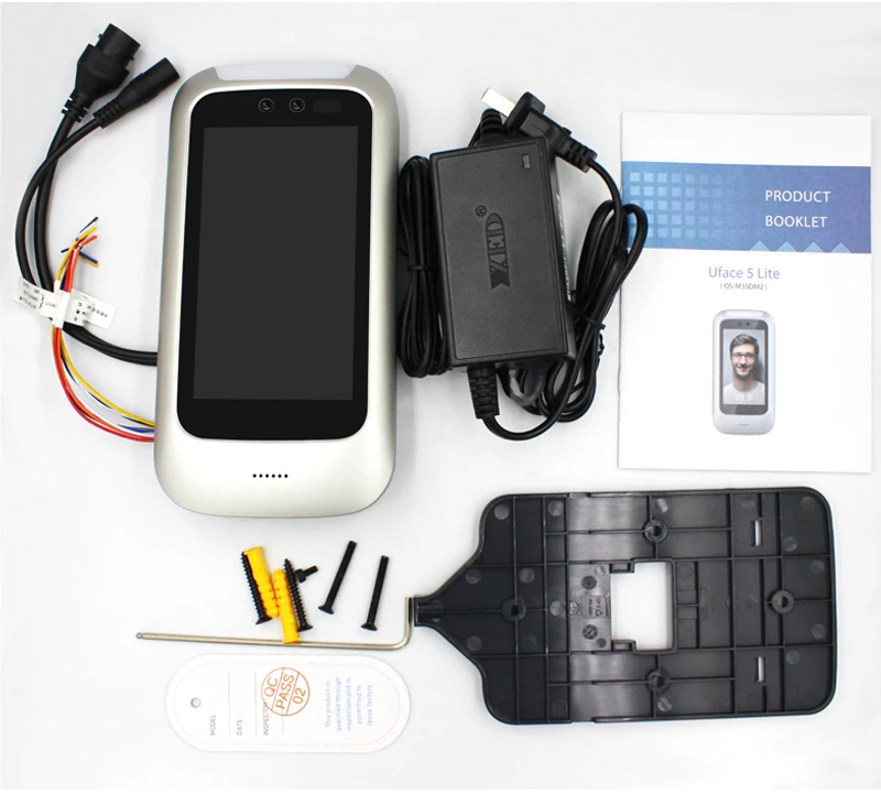 Zc01 Enterprise Version เครื่องจดจําใบหน้าลายนิ้วมือระบบควบคุมการเข้าออกประตูขนาด 5 นิ้วพร้อมรหัสผ่าน