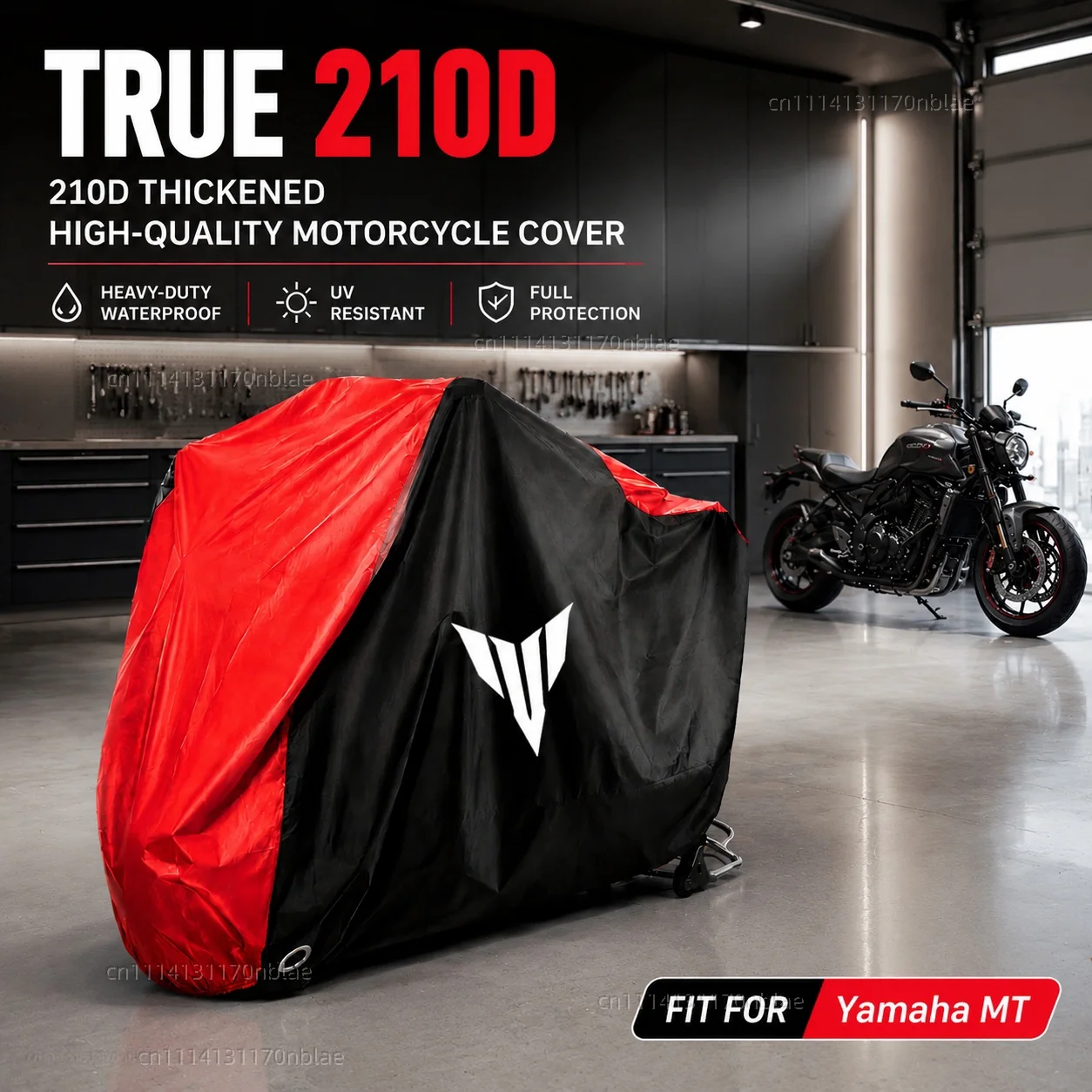 For Yamaha MT10 MT09 MT07 MT03 MT125 MT 10 MT 09 MT 07 MT 03 MT 125 210D Motorcycle Cover Waterproof Dustproof UV Rain Cover