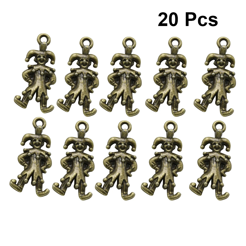 

20pcs Alloy Pendant Charm Necklace DIY Charms Jewelry Making Pendants Unique Shape Durable Fine Workmanship Bracelet Dangle