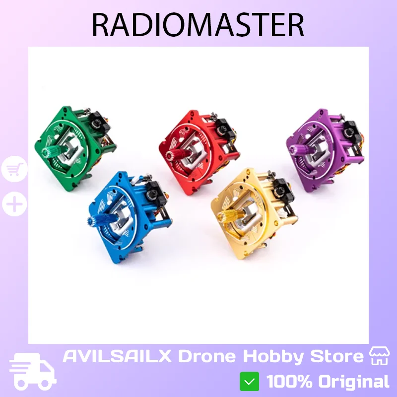 RADIOMASTER AG01 CNC Metal Colorful Joystick 3-in-1 Adjustable Stick for FPV TX16S Transmitter