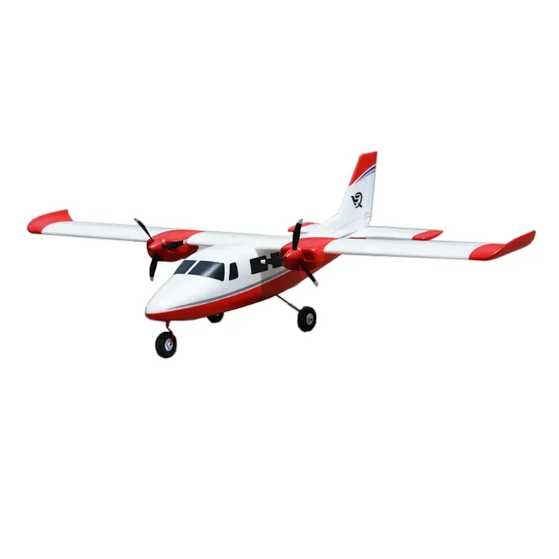 Xfly Model Airslane 850mm-p68 Twin Engine Propeller Training Machine Electric Rc Plane Toy Gift Outdoor recreation