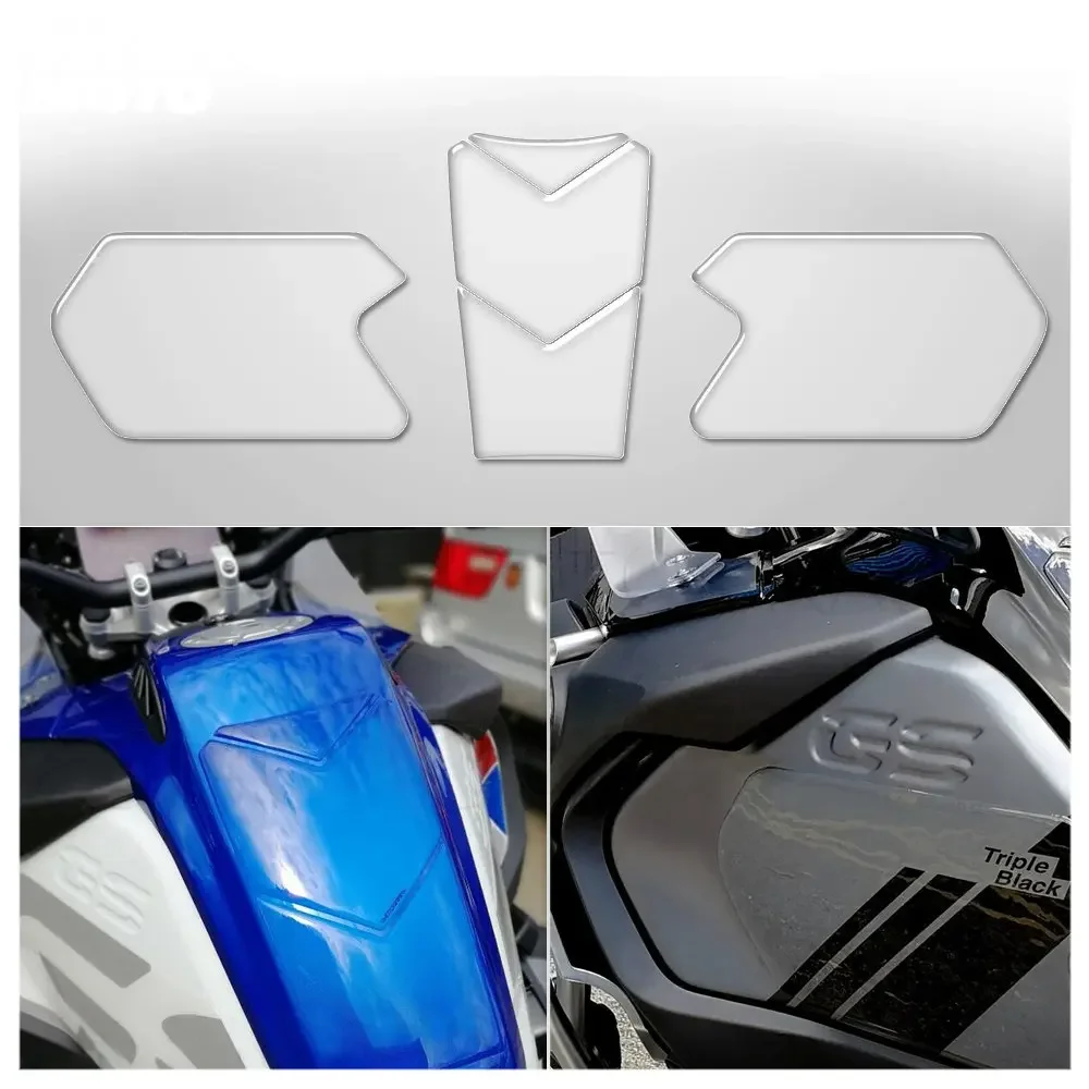 For BMW R1200GS R1250GS Adventure 2014-2023 Clear Tank Pad Protection