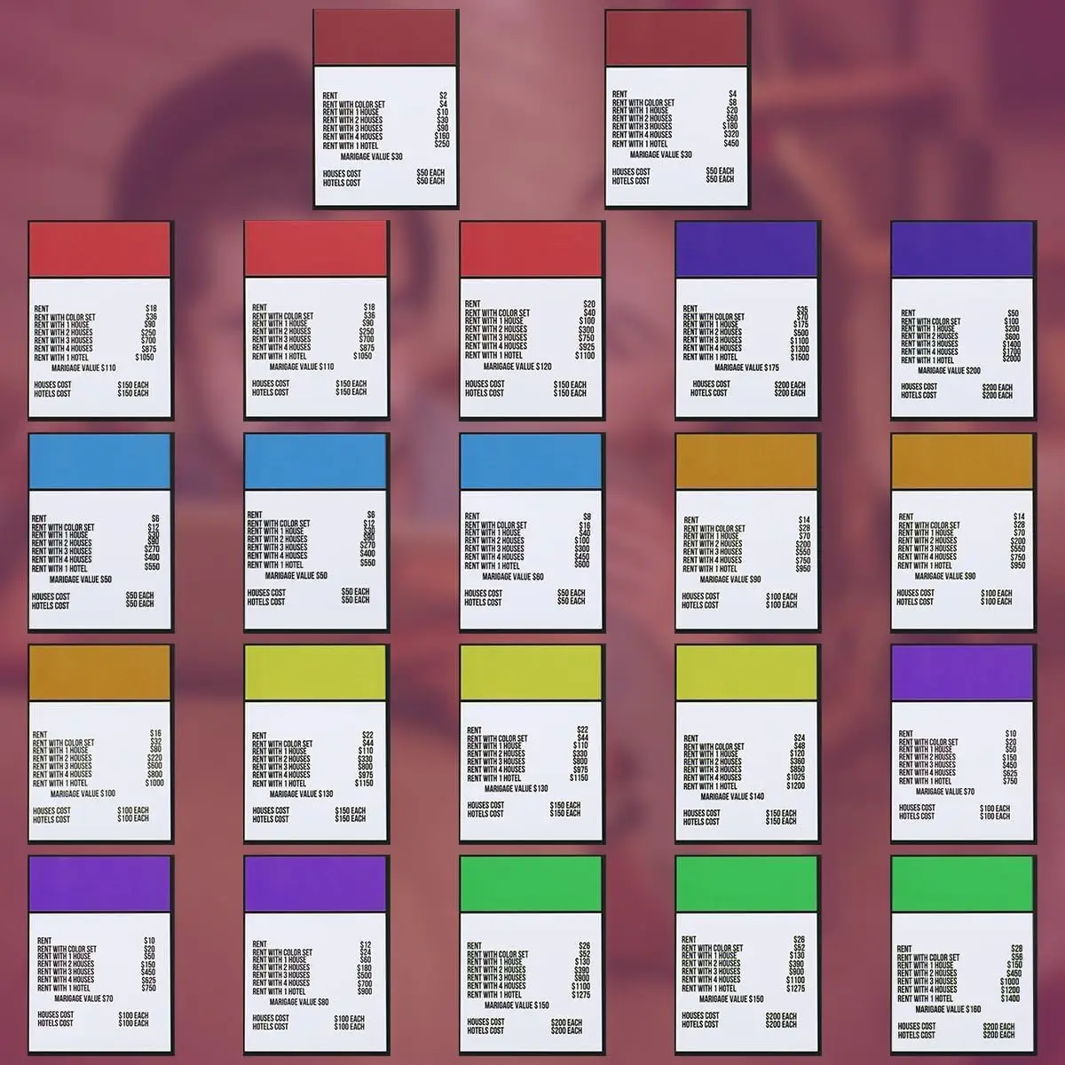 لعبة لوح Adultopoly، لعبة لوح الكبار المشاغب، دعائم ألعاب لوحة الورق للزوجين البالغين، محادثة لعلاقة الزوجين الليلية
