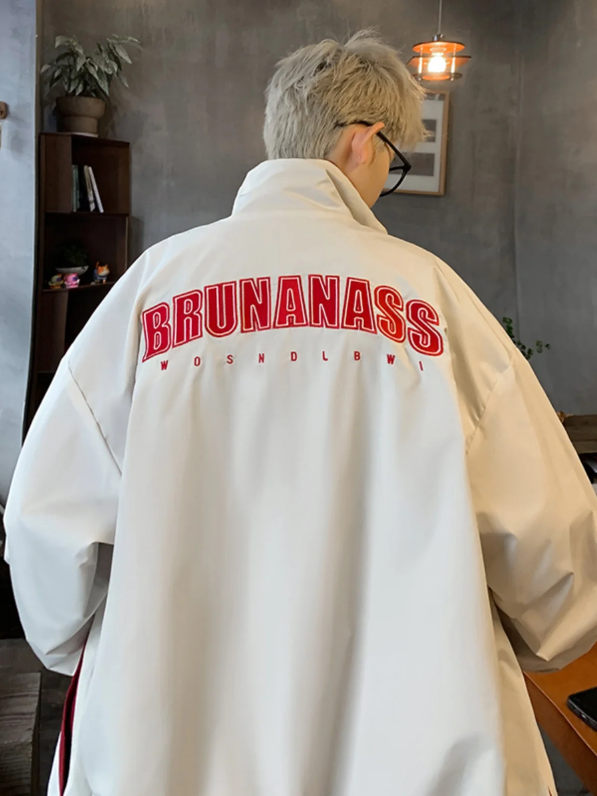 

Двусторонняя американская бейсбольная куртка для мужчин, весенне-осенняя, модная, молодежная, с вышивкой, с воротником-стойкой