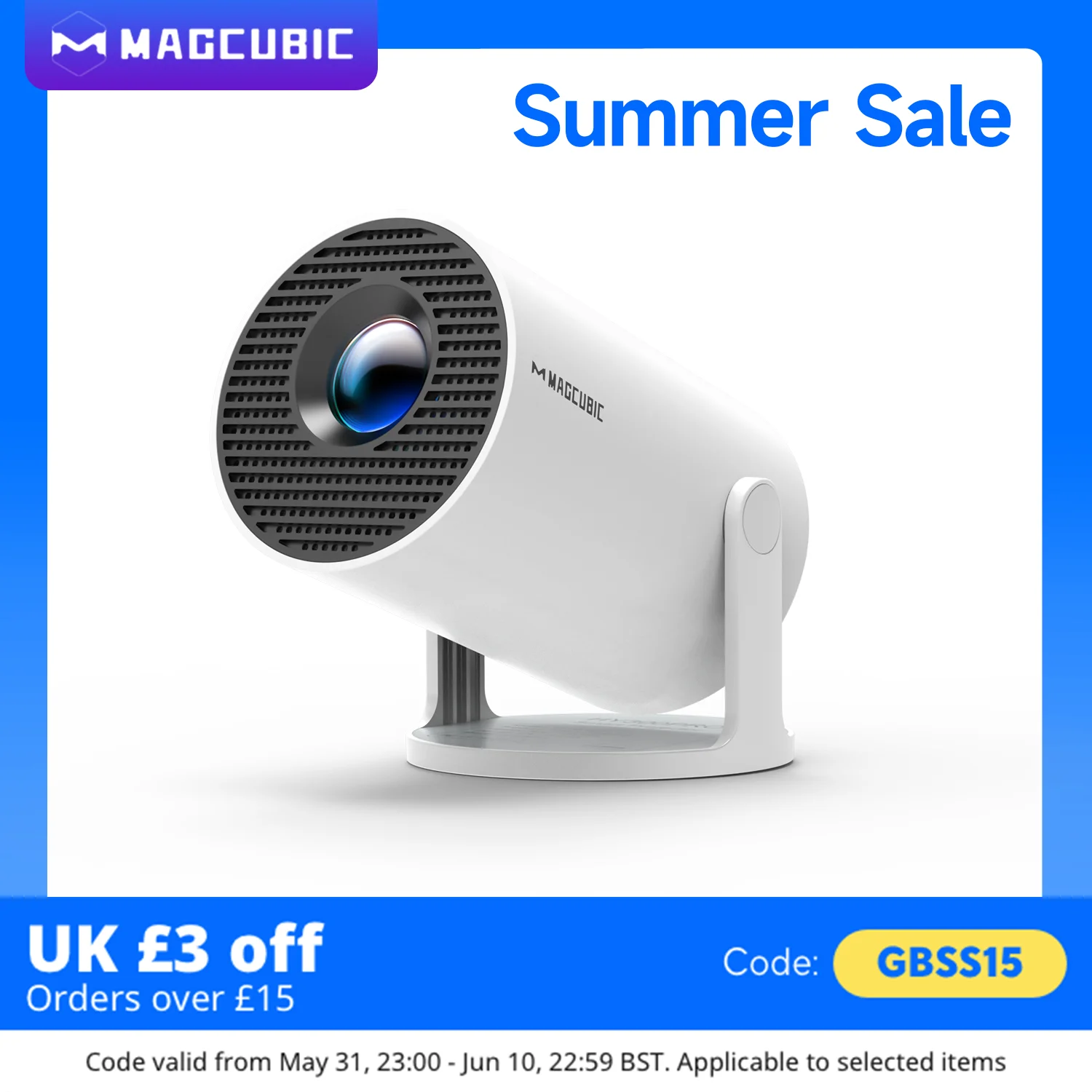 Magcubic Projector HY300 Pro 8K Android 14 Dual Wifi6 290ANSI Allwinner H726 BT5.0 1080P 1280*720P Home Cinema Outdoor Projetor