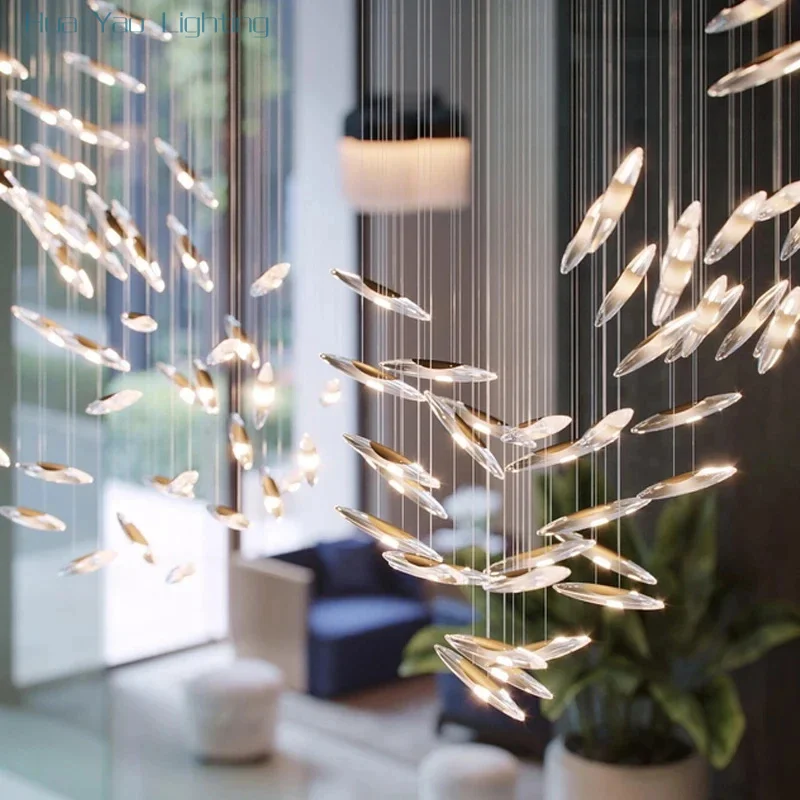 

Modern Luxury Crystal Chandelier For Living Room Lamp Villa Hotel Showroom Loft Indoor Home Decoration Lighting Luster Pendant