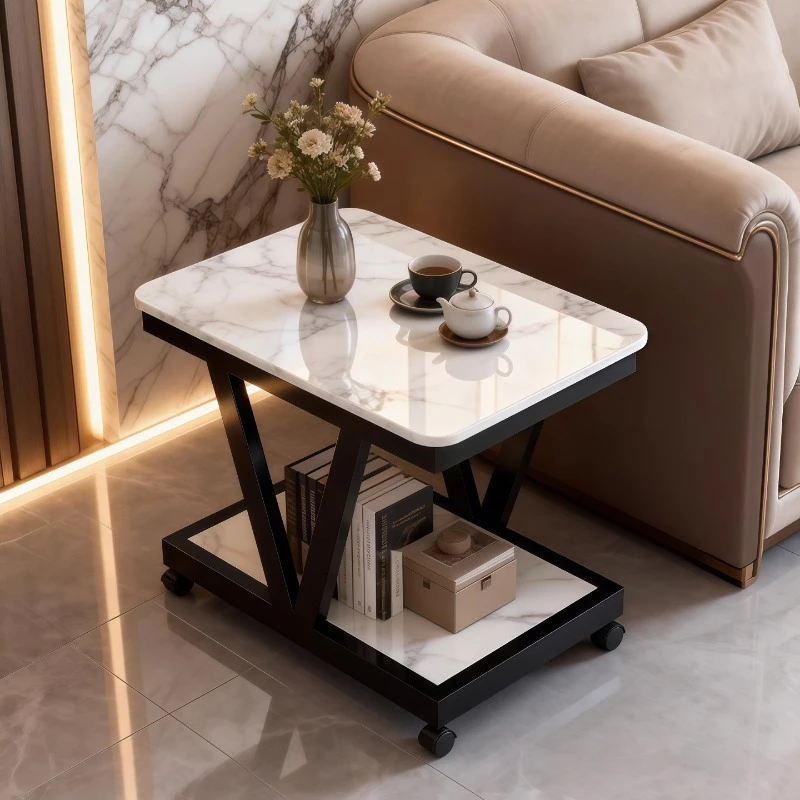 

Slate edge table removable living room small coffee table minimalist sofa side cabinet