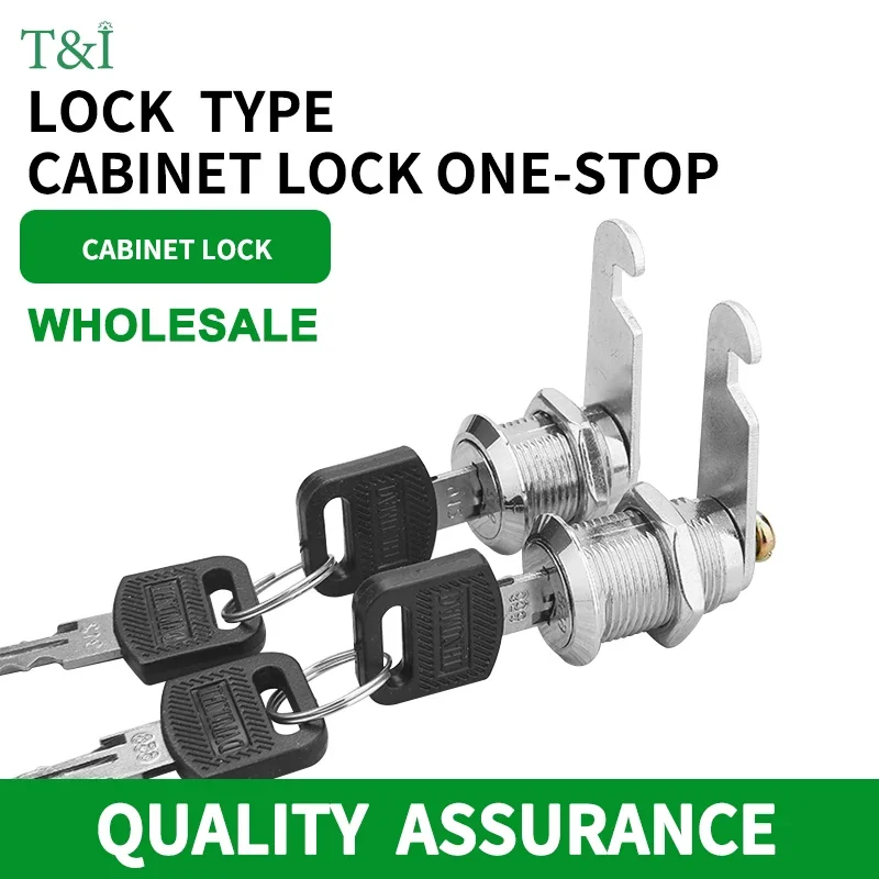 5 SETS Security  Metal Alloy Cylinder Cabinet Locker Cam Lock With 2 Keys Security Mailbox Cabinet Drawer Cam Lock 18mm