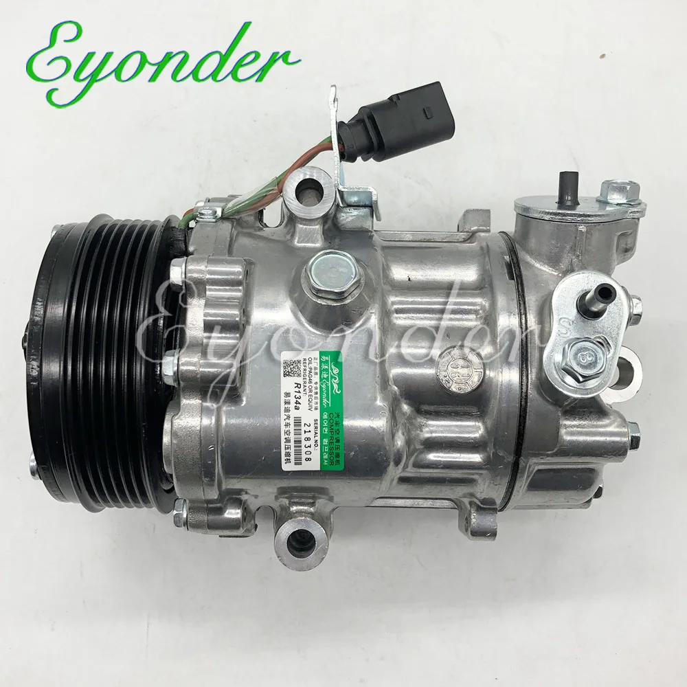 AC Air Conditioning Compressor SD6V12 for Volkswagen VW POLO Saloon Derby 6R0820803A 6RD820803 6RF820803C 6RD820803D sanden 1916