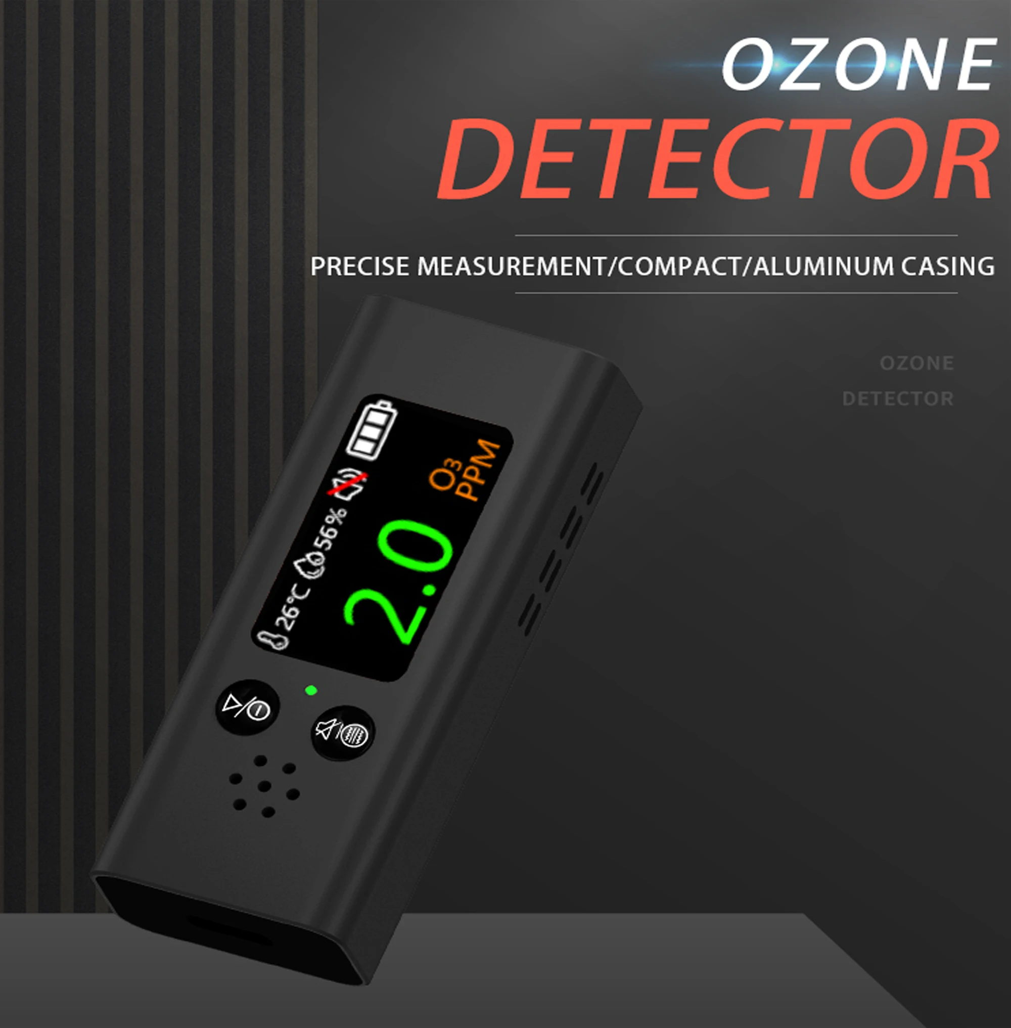 Ozone Analyzer O3 Ozone Gas Detector Intelligent Sensor Ozone Meter Air Quality Gas Monitor Temperature Humidity Tester
