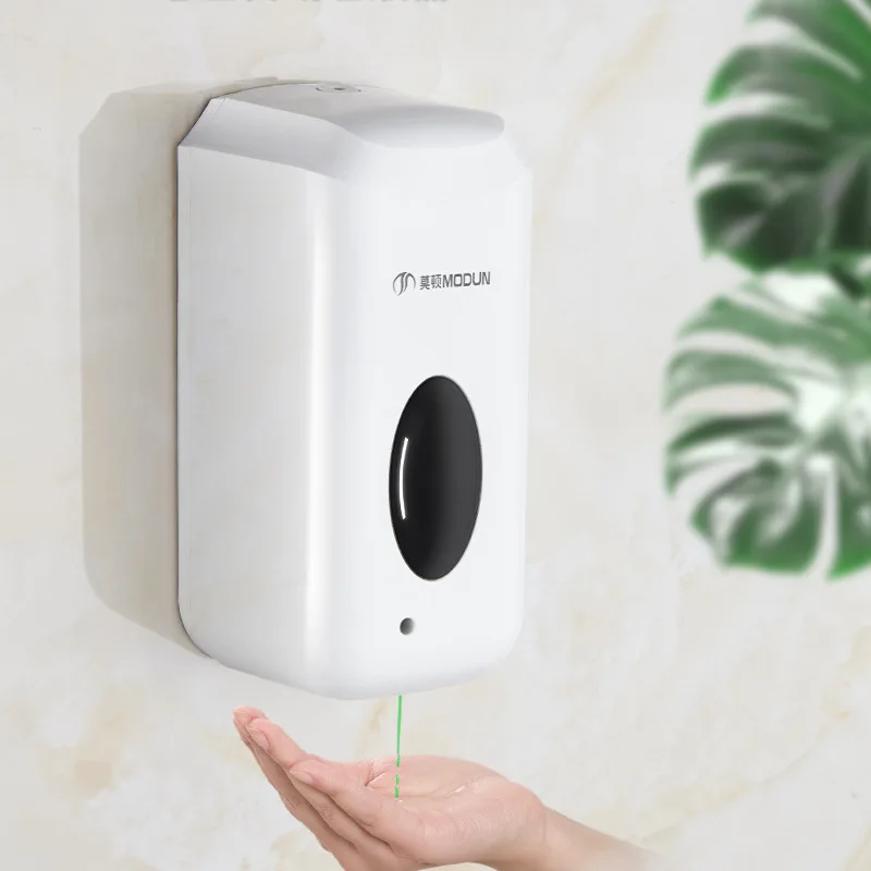 Nail-Free Automatic Induction Soap Dispenser Soap Box Hotel Home Bathroom Wall-Mounted Hand Sanitizer Machine