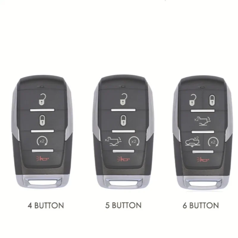 Remote smart key cover case protector for Dodge Ram 1500 Rebel 2500 3500 5500 2019 2020 holder car accessories