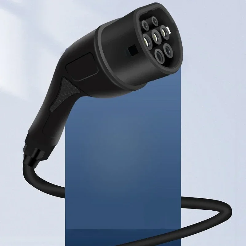 Nueva pistola de carga de energía para el hogar 16A, cargador portátil tipo 2 estándar europeo para coche eléctrico