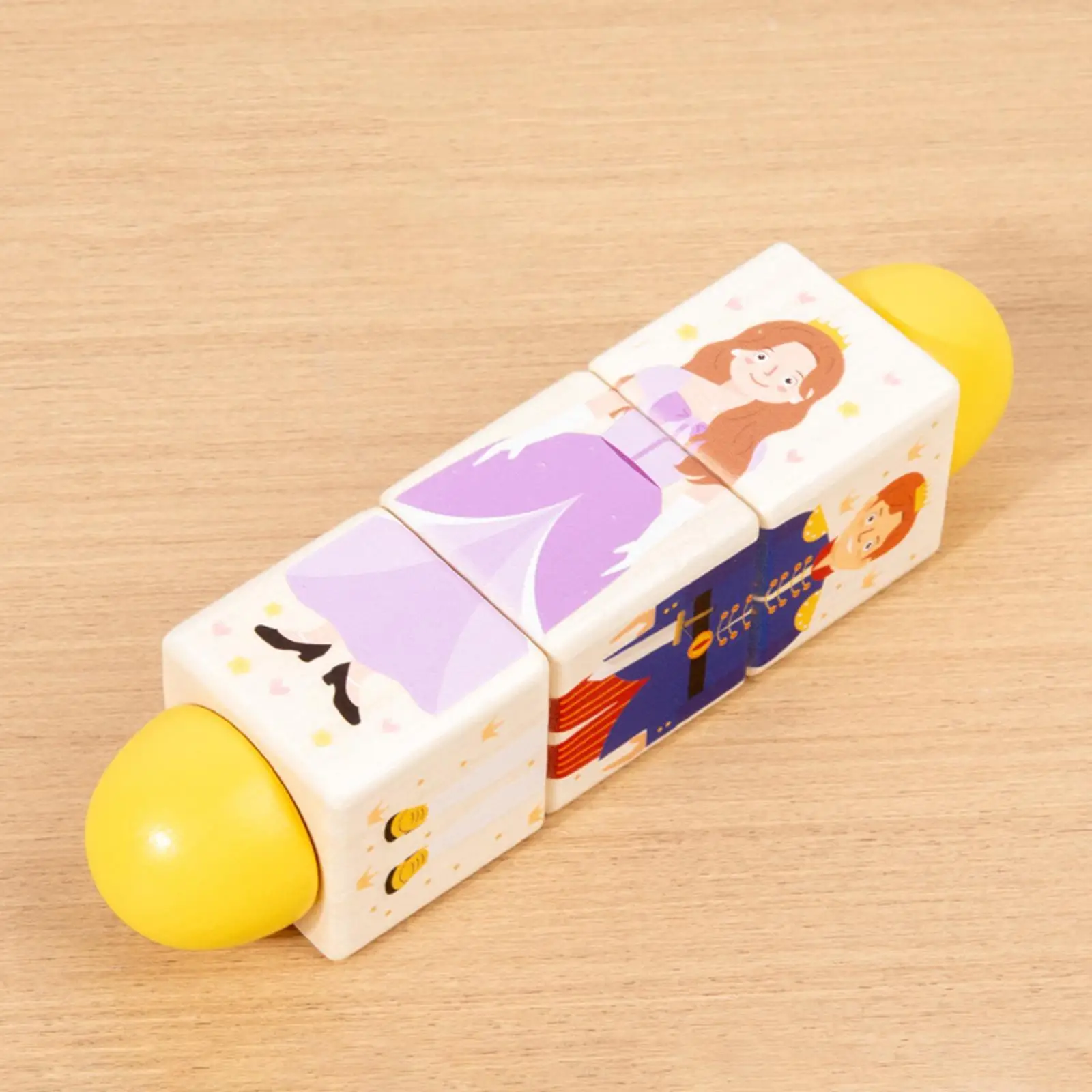 كتل دوارة دوارة، المهارات الحركية الدقيقة لعبة ألغاز خشبية شخصيات خرافية تحت عنوان لعبة تعليمية مبكرة للأطفال 1-3