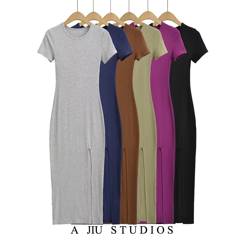 

Сексуальная ort Sve Bodycon Dr, женская летняя эластичная плотная длинная юбка, круглая цельная юбка, весна-лето, однотонная юбка...