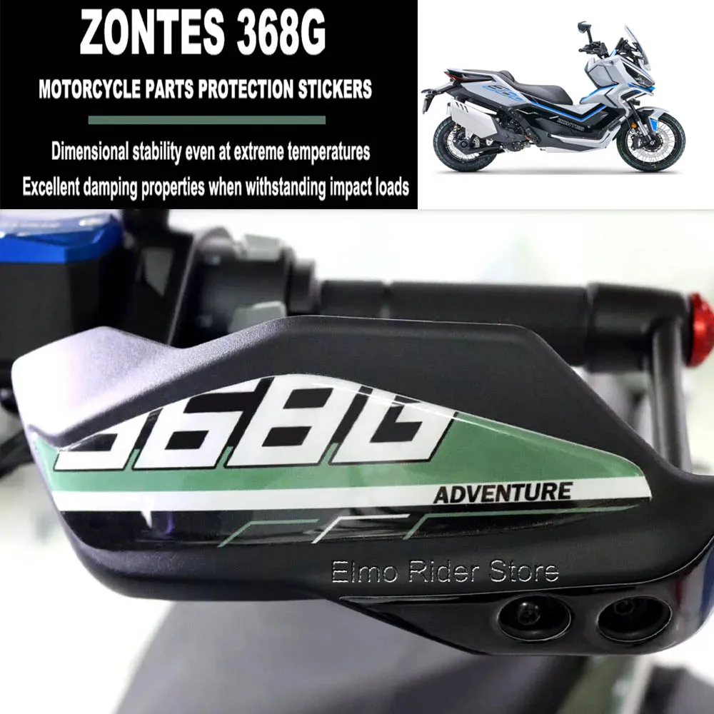 

Motorcycle Handguards Sticker 3D Epoxy Resin Protective Sticker For ZONTES 368G 368K 368E 368D 368M 2025 Waterproof Sticker
