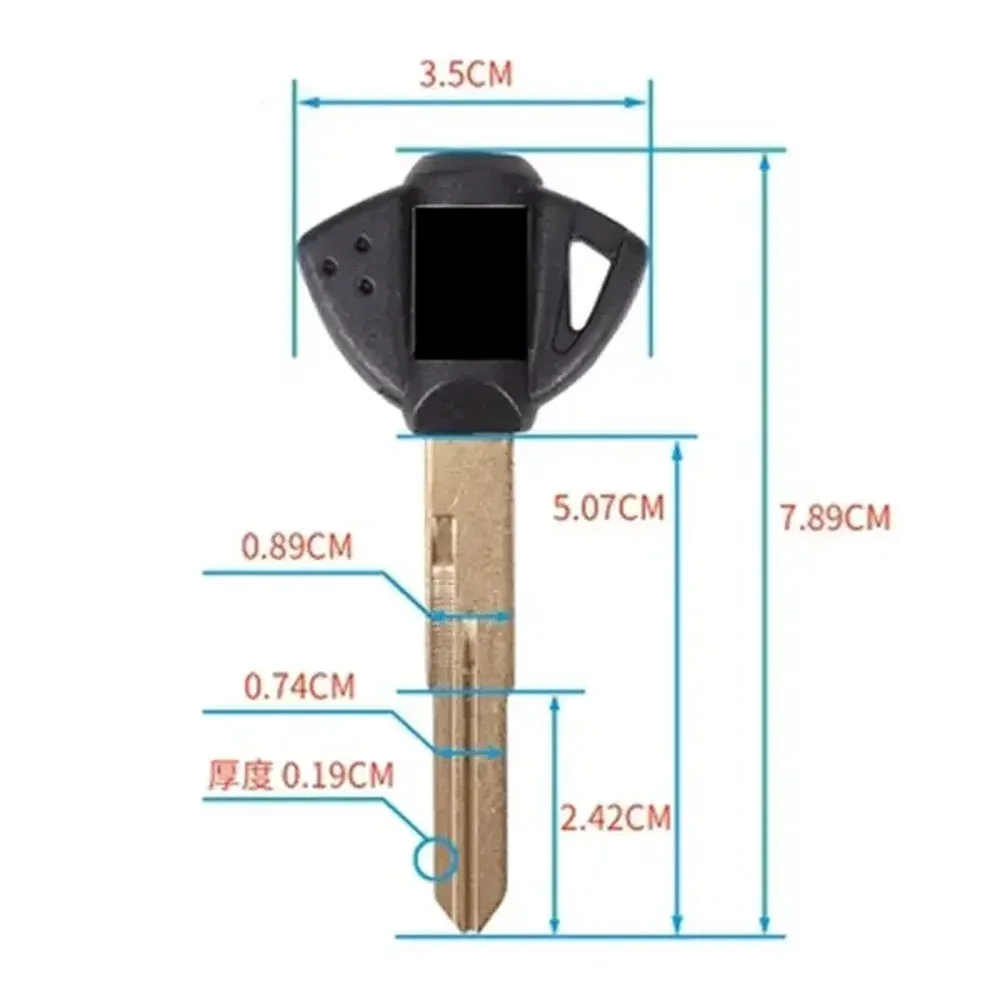 For SUZUKI Burgman Bandit 650 1200 Katana GSX 600F 650F GSR 400 600 750 GSR600 GSR750 Motorcycle Blank Key Uncut Blade parts