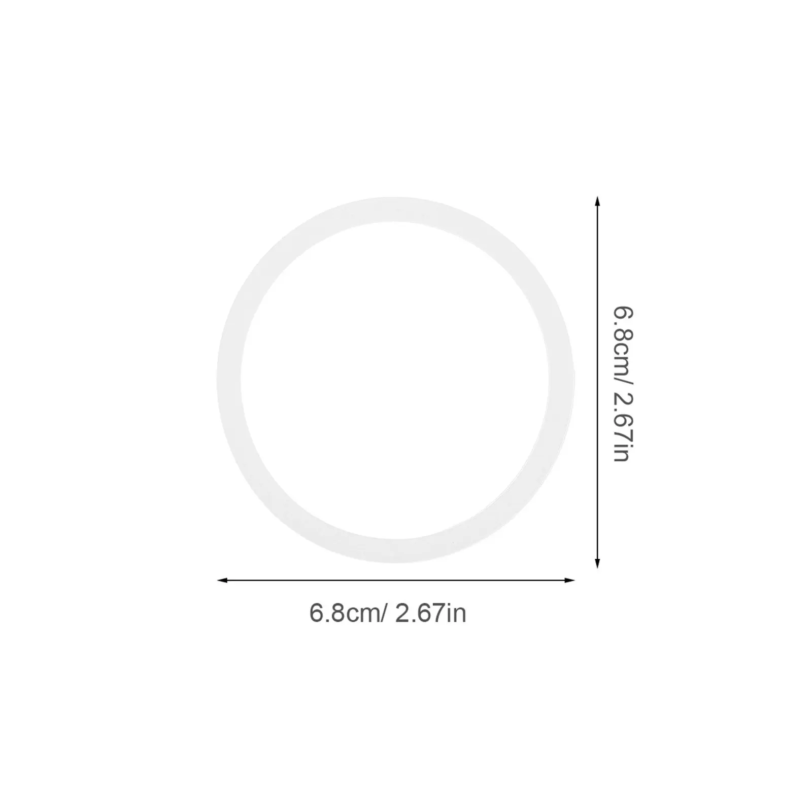 4 قطعة غطاء مستدير ختم جوانات سيليكون زجاجة ماء طوقا مجموعة استبدال ل الجرار المعزول بهلوان قبعات العالمي مانعة للتسرب #6