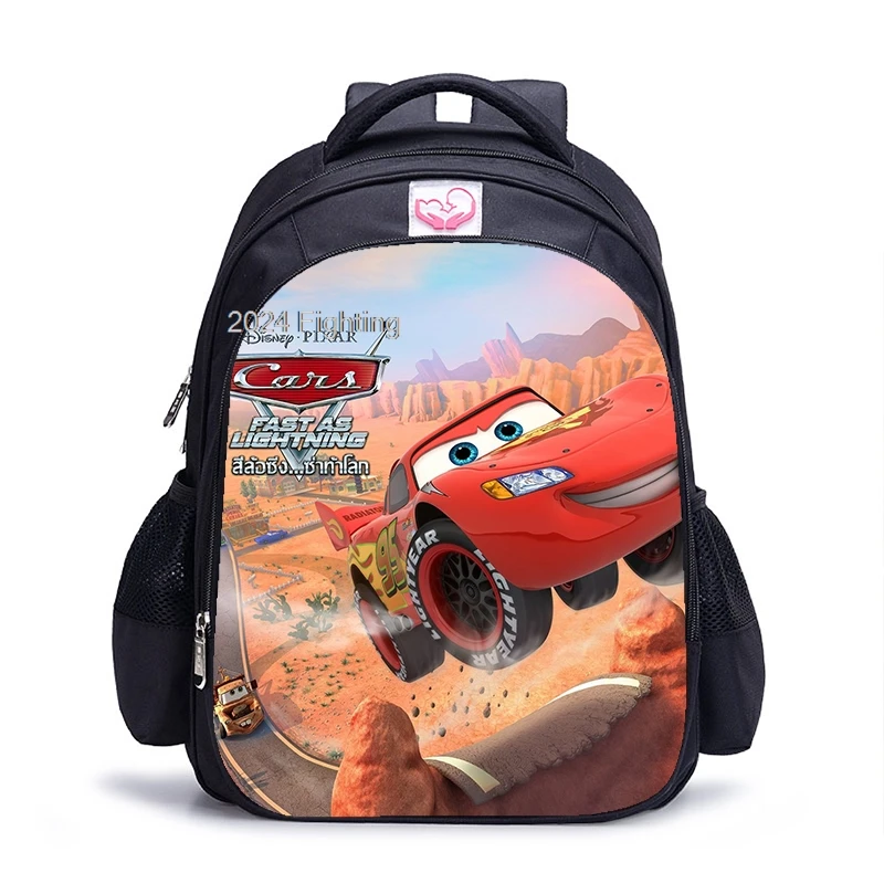 16 Inch Disney Pixar Cars Lightning McQueen Children School Bags Orthopedic Backpack Kids School Boys Girls Mochila Catoon Bags