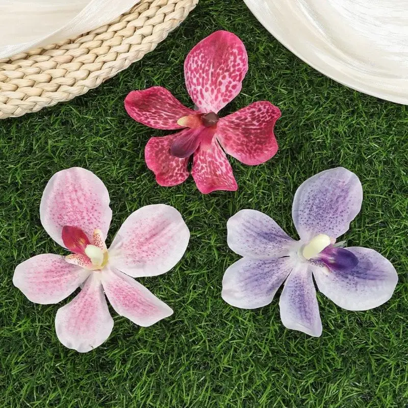 

4Pcs Bohemian Styles Artificial Flower Hair Clip Magnolia Hair Barrette For Women Beach Party Wedding Hair Accessory Y08E
