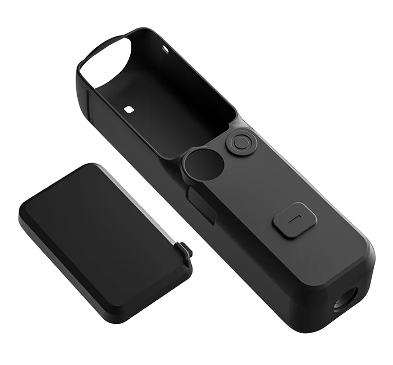 For DJI Osmo Pocket 3 Case Rubber Silicone silica gel Housing Protector Soft + Lens Cap For Dji OSMO Pocket3 Accessories