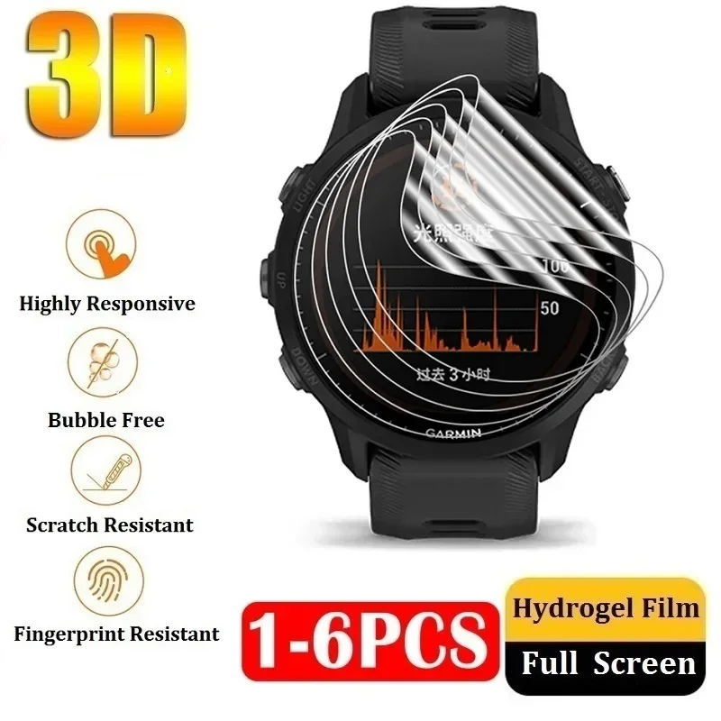 

Protector Film for Garmin Forerunner 265 255 245 45 55 Screen Protector for Garmin Forerunner 965 955 945 935 735 Film Foil