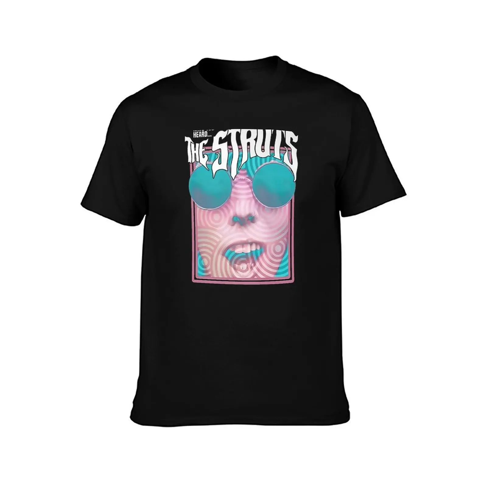 fund the struts warped the struts tour modern T-Shirt sports fans Short sleeve tee heavyweight t shirts for men