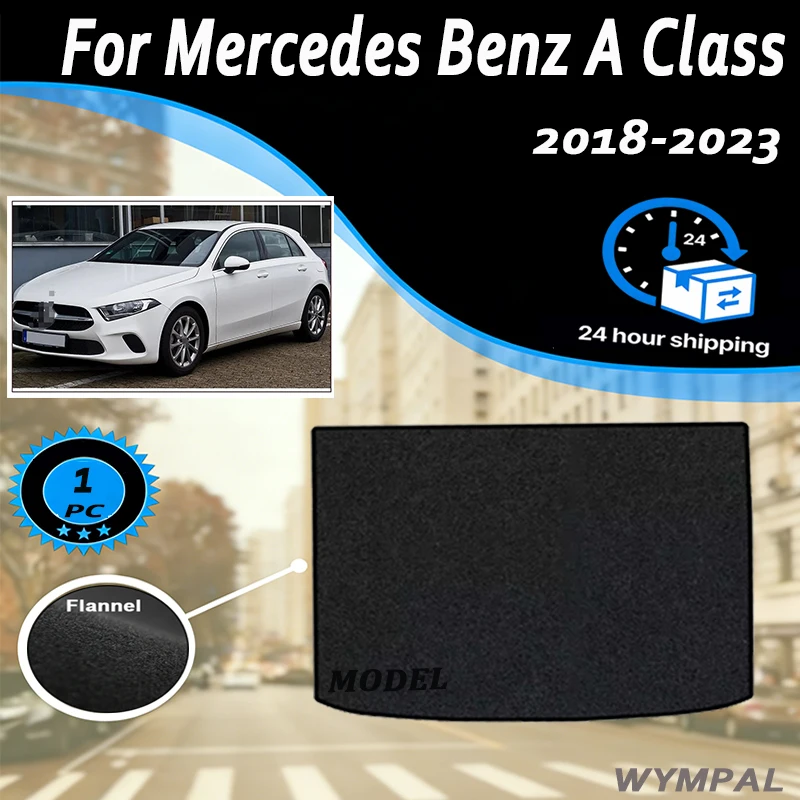 tappetino-in-velluto-per-bagagliaio-posteriore-mercedes-benz-classe-a-w177-v177-2018~2023-rivestimento-per-vano-carico-tappeto-nero-per-bagagli