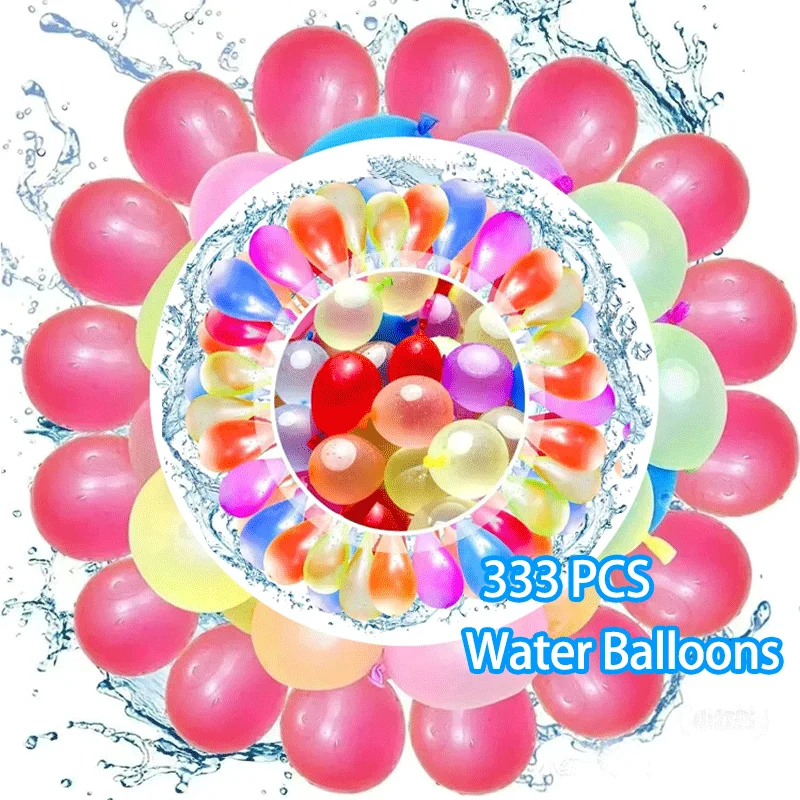 111/333 Stuks Water Ballonnen Bommen Snelle Vulling Spatten Zomer Outdoor Water Ballon Voor Kinderen En Volwassenen Strand water Strijd Speelgoed