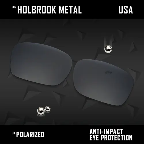 Imagen 2 del producto Reemplazos de lentes polarizadas OOWLIT para gafas de sol Oakley Holbrook Metal OO4123 - 55 mm - Multi colores