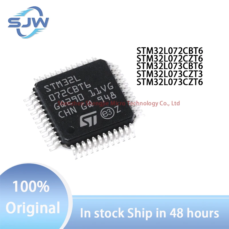 

STM32L072CBT6 STM32L072CZT6 STM32L073CBT6 STM32L073CZT3 STM32L073CZT6 encapsulation LQFP48 32-bit microcontroller chip